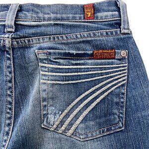 7 For All Mankind Dojo Jeans Flare Size 26